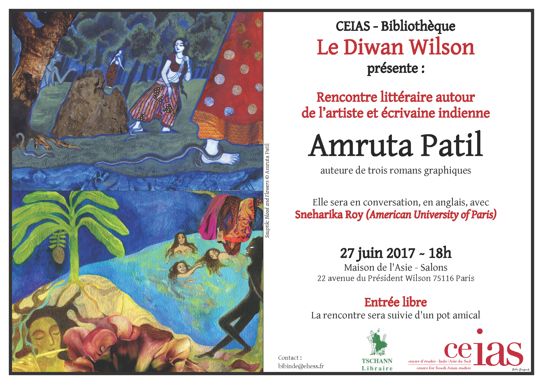 Rencontre littéraire autour d'Amruta Patil